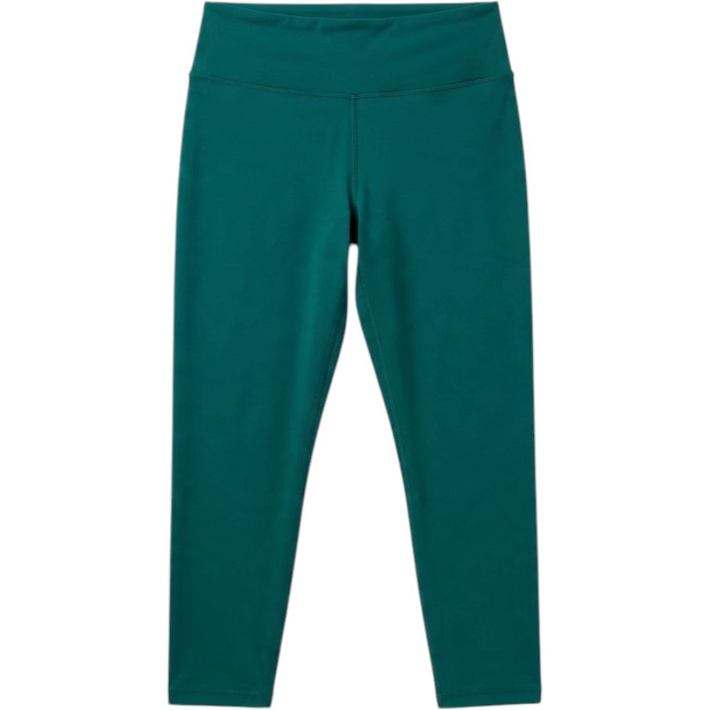 Walkpop Womens 2X Teal Green High Waisted Athletic Leggings Ankle Length